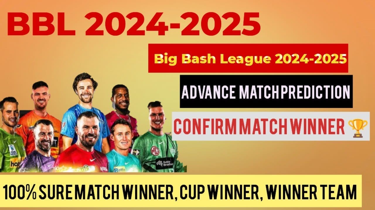 Men's Big Bash League 2024: Head to Head Innings/Match Runs, Free Cricket Predictions, and Match Tips