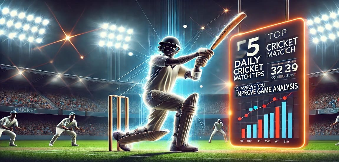 Top 5 Daily Cricket Match Tips to Improve Your Game Analysis